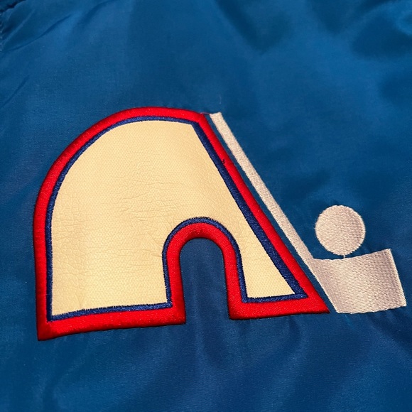 Sold!!! Reversible Quebec Nordiques Varsity Jacket 🏒 🔥 - Picture 7 of 10